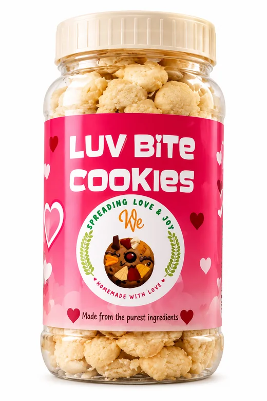Luv Bite Cookies jar